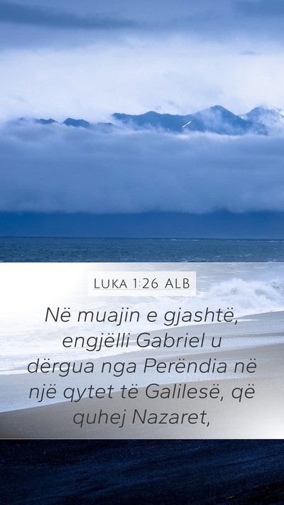 Luka 1:26 ALB Bible Verse Image