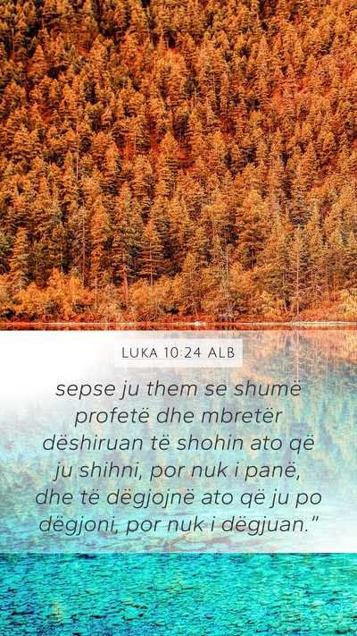 Luka 10:24 ALB Bible Verse Image