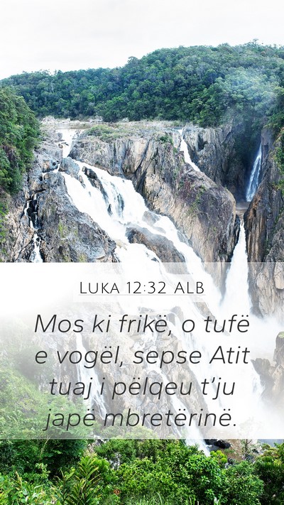 Luka 12:32 ALB Bible Verse Image