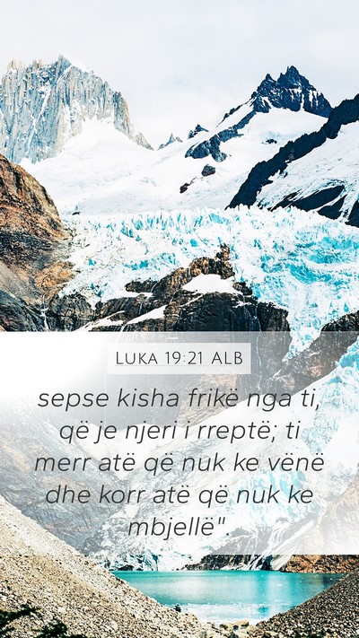 Luka 19:21 ALB Bible Verse Image