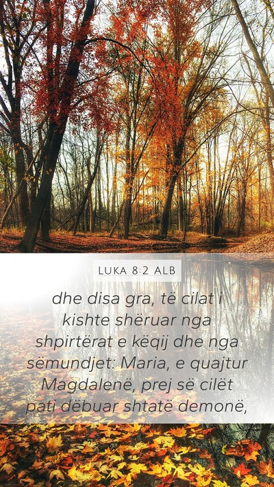 Luka 8:2 ALB Bible Verse Image