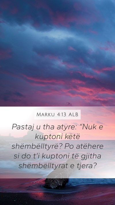 Marku 4:13 ALB Bible Verse Image