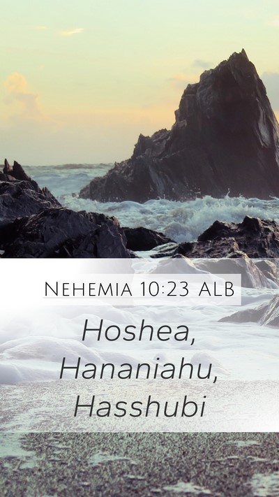 Nehemia 10:23 ALB Bible Verse Image