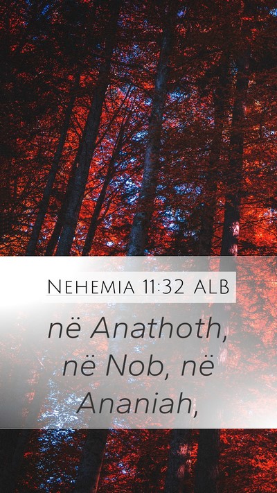 Nehemia 11:32 ALB Bible Verse Image