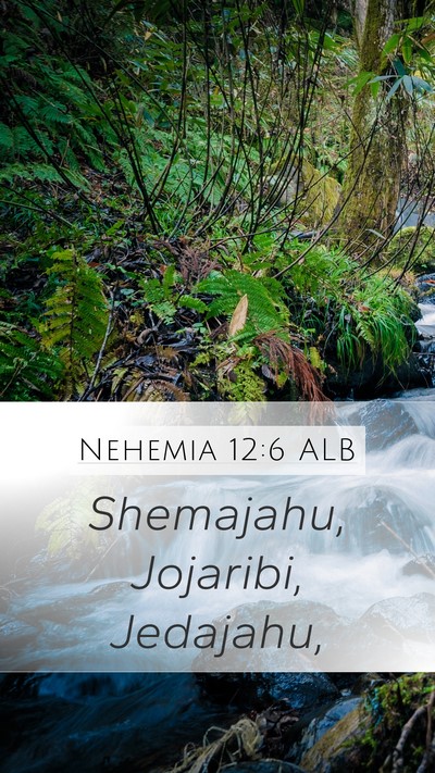 Nehemia 12:6 ALB Bible Verse Image