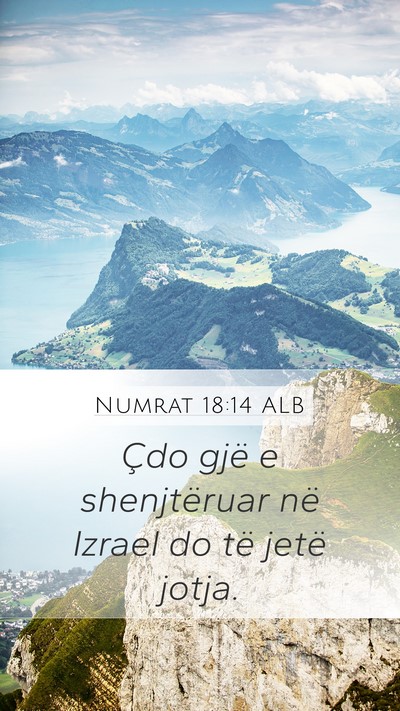 Numrat 18:14 ALB Bible Verse Image