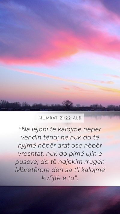 Numrat 21:22 ALB Mobile Phone Wallpaper - 
