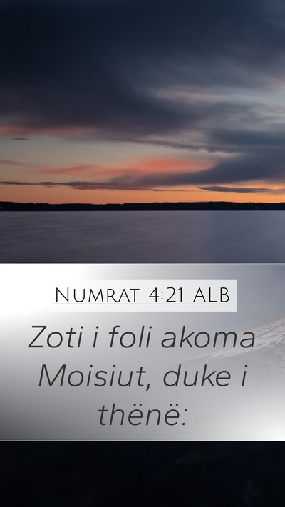 Numrat 4:21 ALB Bible Verse Image