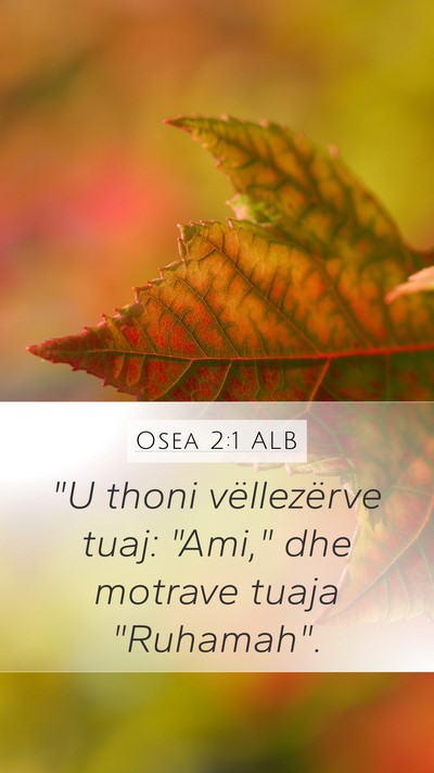 Osea 2:1 ALB Mobile Phone Wallpaper - 