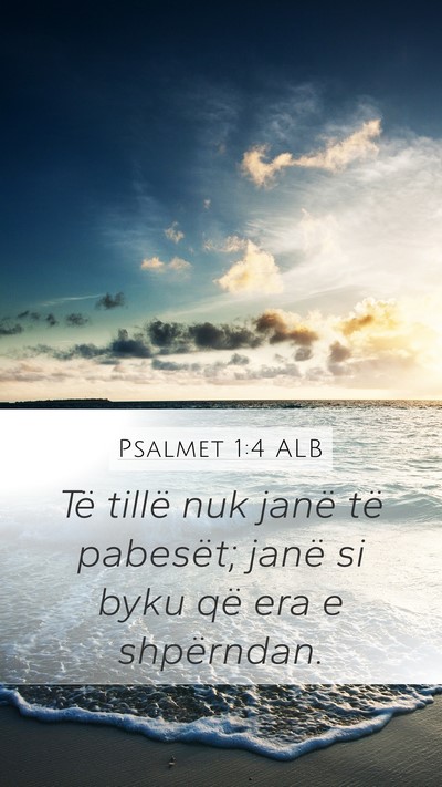 Psalmet 1:4 ALB Bible Verse Image