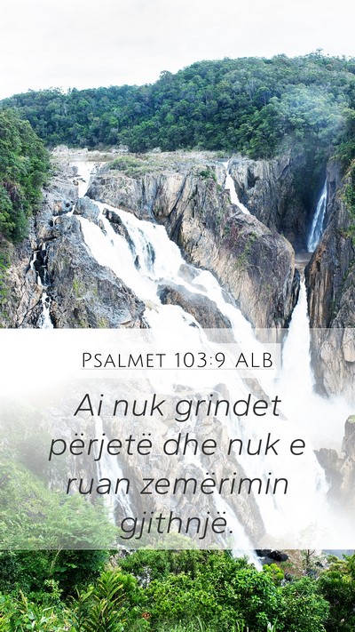 Psalmet 103:9 ALB Bible Verse Image