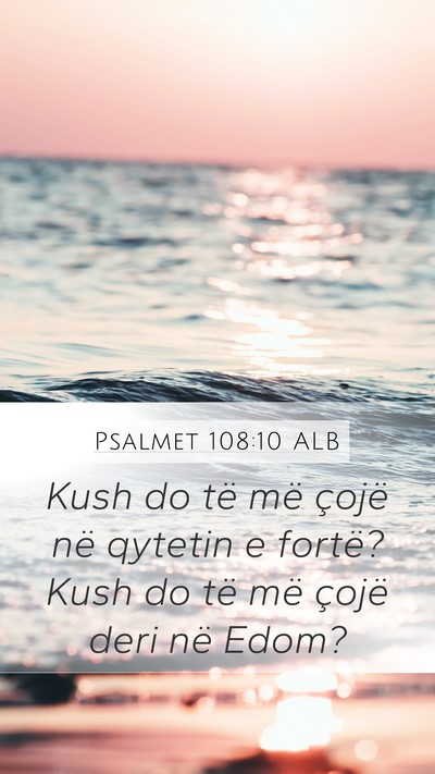Psalmet 108:10 ALB Bible Verse Image