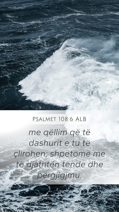 Psalmet 108:6 ALB Bible Verse Image