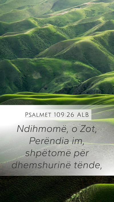 Psalmet 109:26 ALB Bible Verse Image