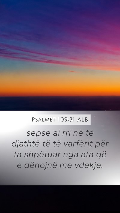 Psalmet 109:31 ALB Bible Verse Image