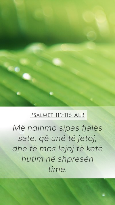 Psalmet 119:116 ALB Bible Verse Image