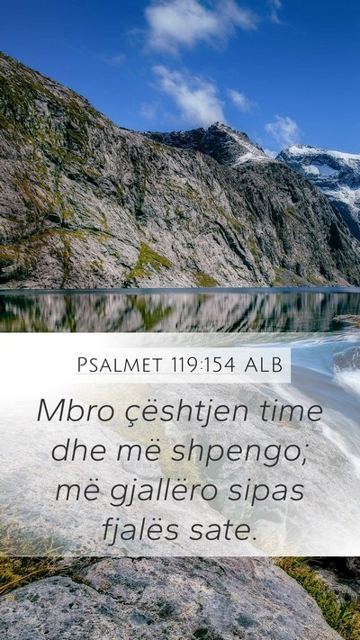 Psalmet 119:154 ALB Bible Verse Image