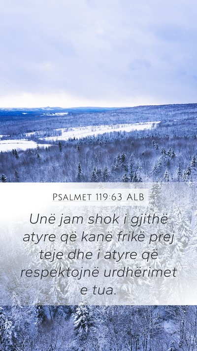 Psalmet 119:63 ALB Bible Verse Image