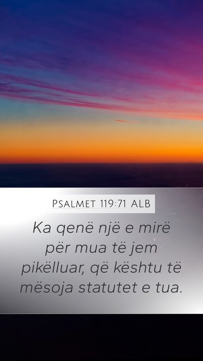 Psalmet 119:71 ALB Bible Verse Image