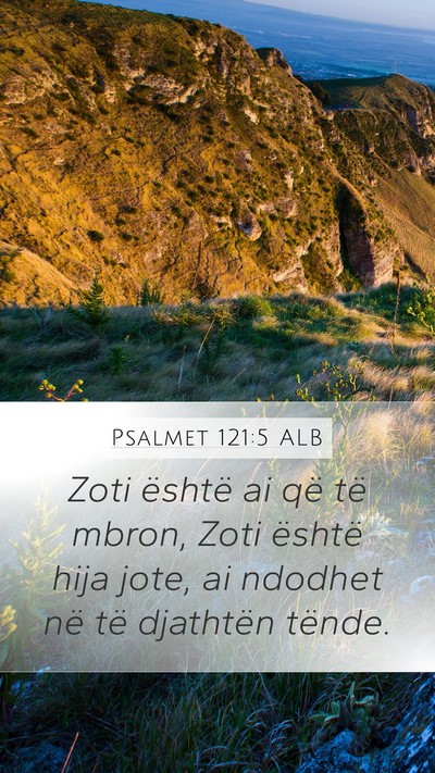 Psalmet 121:5 ALB Bible Verse Image