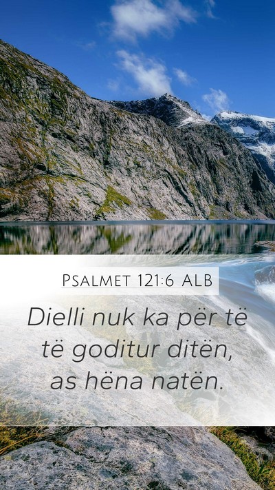 Psalmet 121:6 ALB Bible Verse Image