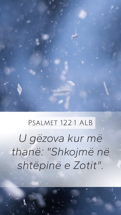 Psalmet 122:1 ALB Bible Verse Image