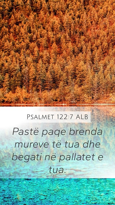 Psalmet 122:7 ALB Bible Verse Image