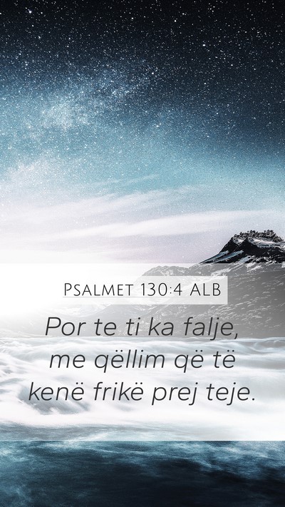 Psalmet 130:4 ALB Bible Verse Image