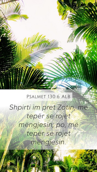 Psalmet 130:6 ALB Bible Verse Image