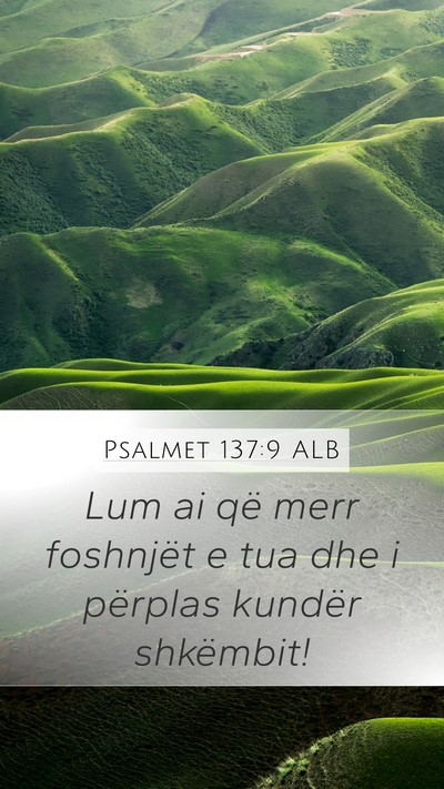 Psalmet 137:9 ALB Bible Verse Image
