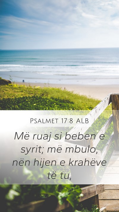Psalmet 17:8 ALB Bible Verse Image