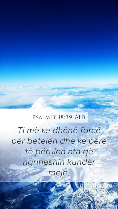 Psalmet 18:39 ALB Bible Verse Image