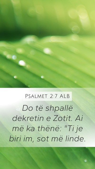 Psalmet 2:7 ALB Bible Verse Image