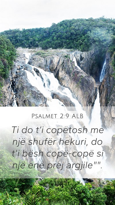 Psalmet 2:9 ALB Bible Verse Image