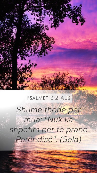 Psalmet 3:2 ALB Bible Verse Image