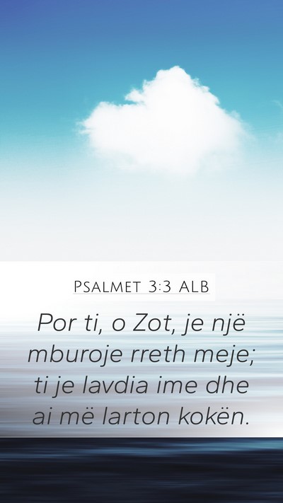 Psalmet 3:3 ALB Bible Verse Image