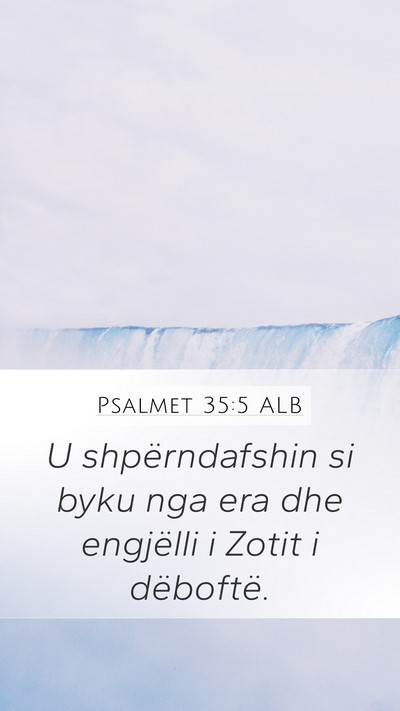 Psalmet 35:5 ALB Bible Verse Image