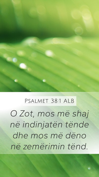 Psalmet 38:1 ALB Bible Verse Image