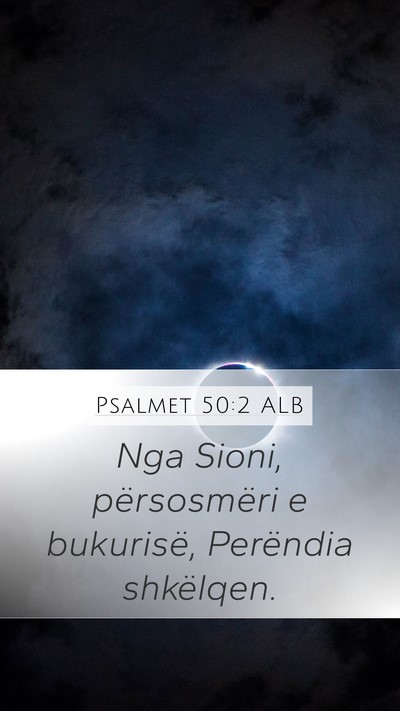 Psalmet 50:2 ALB Bible Verse Image