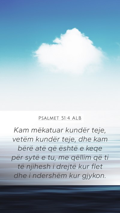 Psalmet 51:4 ALB Bible Verse Image