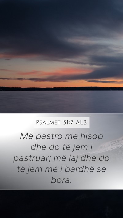 Psalmet 51:7 ALB Bible Verse Image