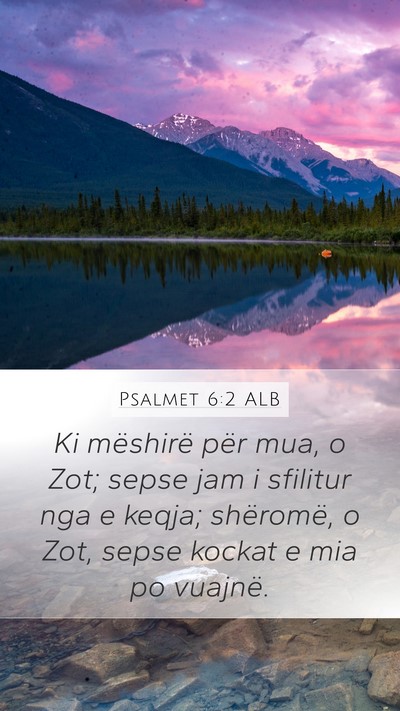 Psalmet 6:2 ALB Bible Verse Image