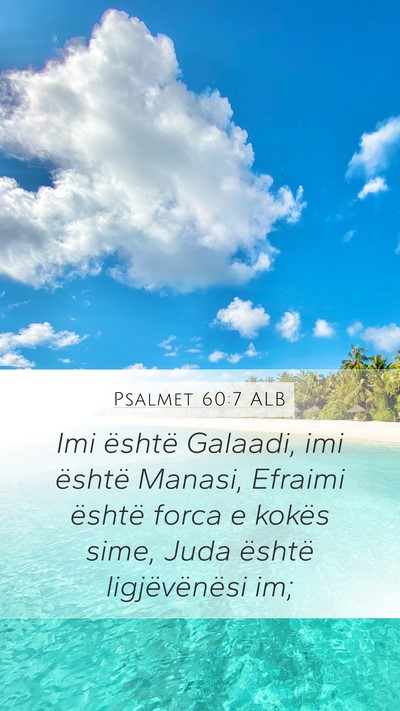 Psalmet 60:7 ALB Bible Verse Image