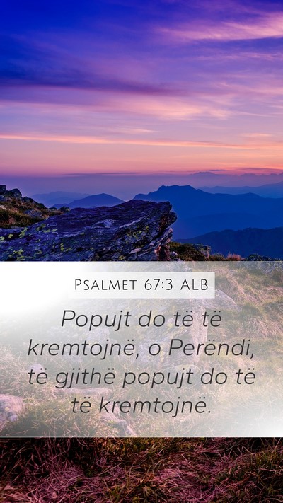 Psalmet 67:3 ALB Bible Verse Image