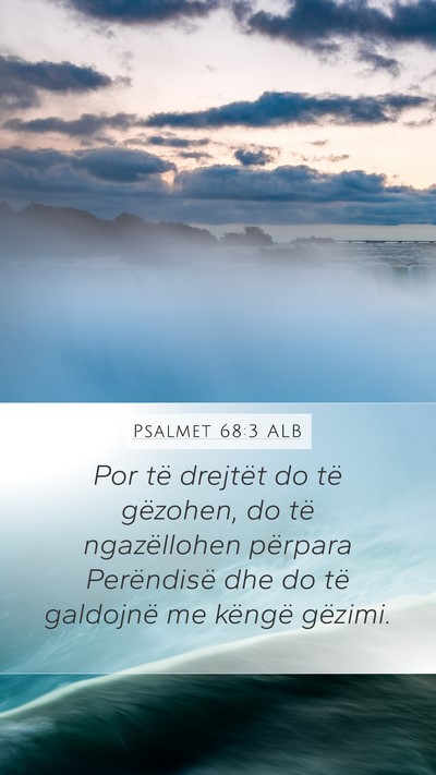 Psalmet 68:3 ALB Bible Verse Image