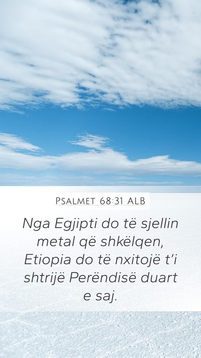 Psalmet 68:31 ALB Bible Verse Image