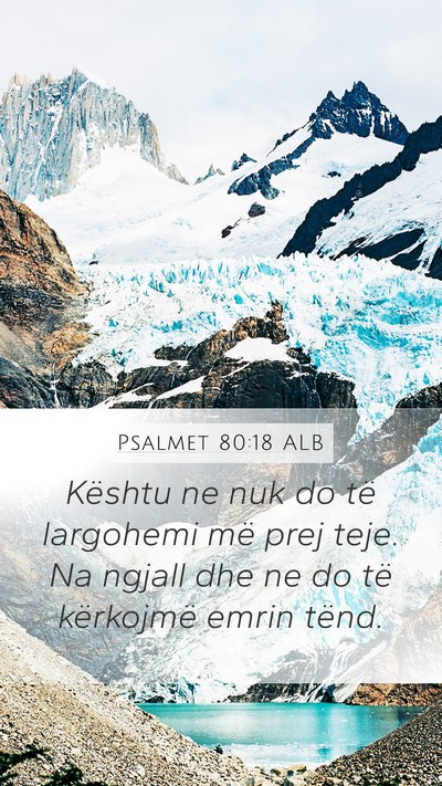 Psalmet 80:18 ALB Bible Verse Image