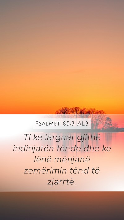 Psalmet 85:3 ALB Bible Verse Image