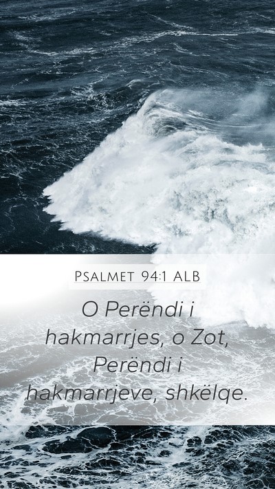 Psalmet 94:1 ALB Bible Verse Image
