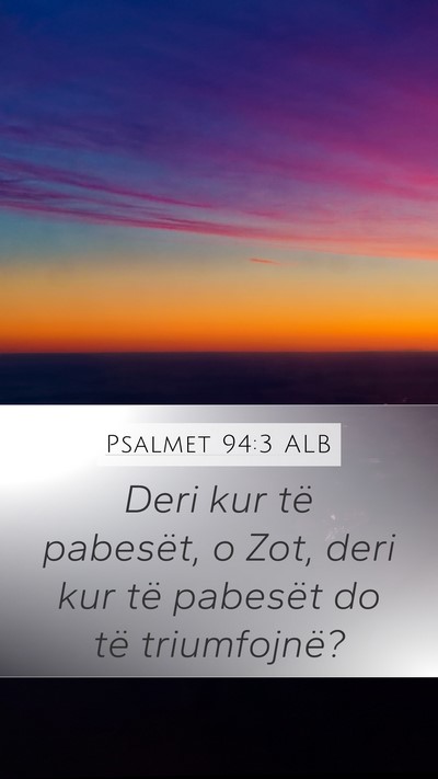Psalmet 94:3 ALB Bible Verse Image